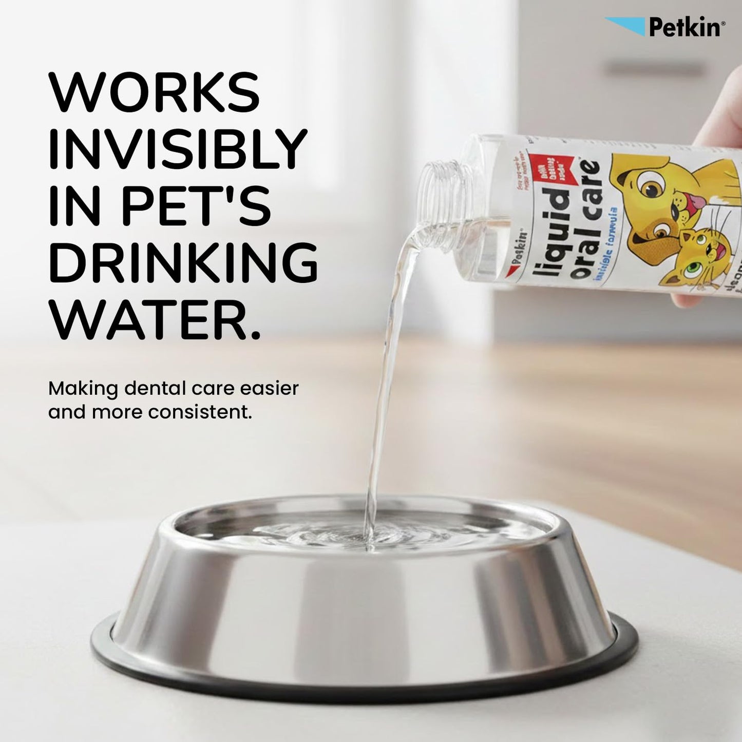 Petkin Invisible Formula Liquid Oral Care Teeth
