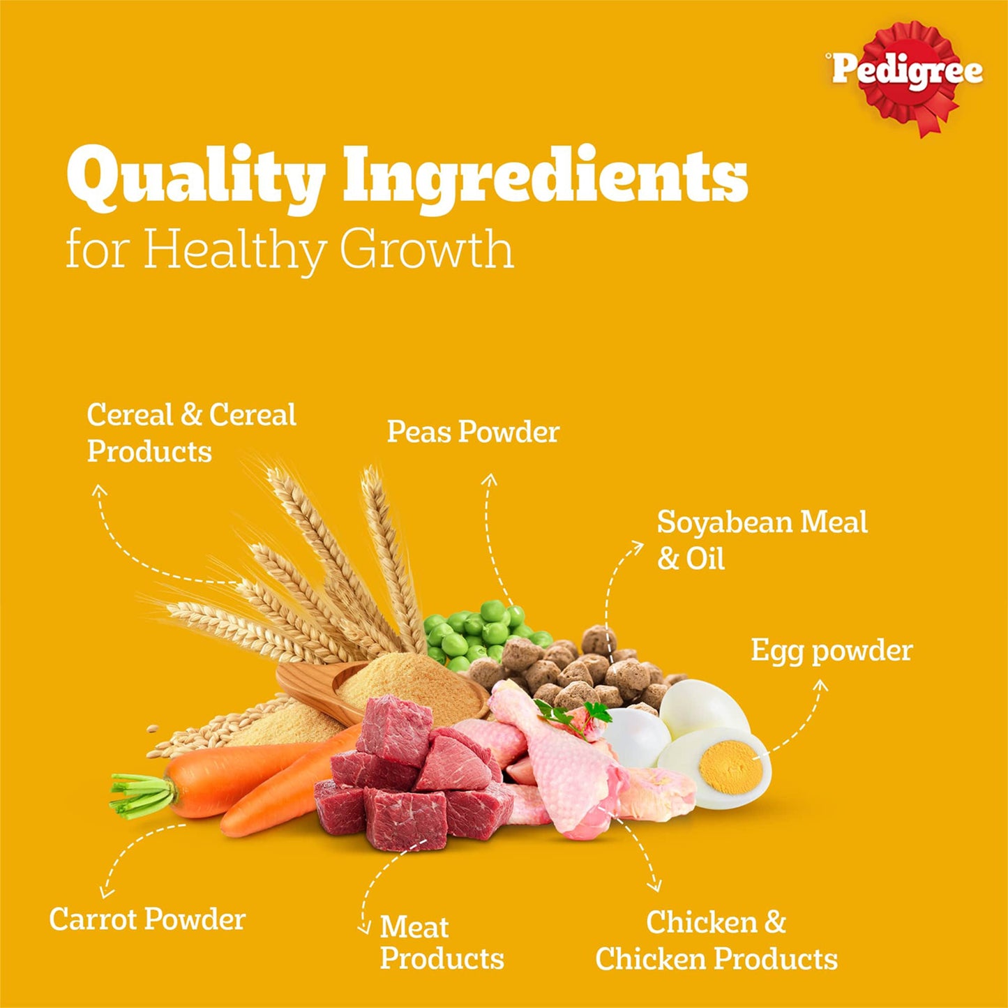 Pedigree Adult Dry Dog Food Chicken Egg & Rice