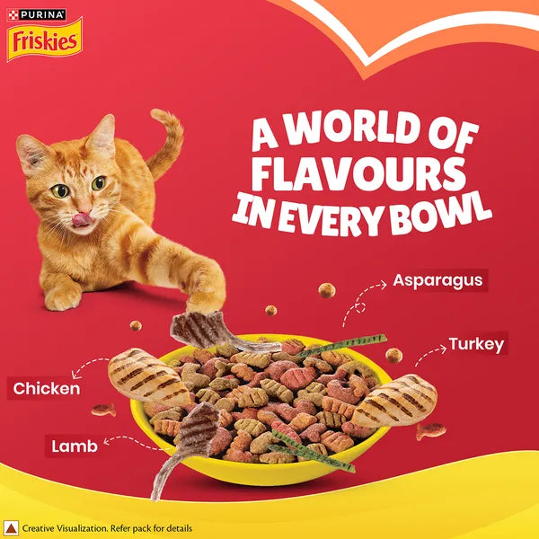 Purina Friskies Meaty Grills Adult Cat Dry Food
