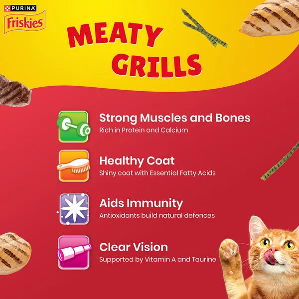 Purina Friskies Meaty Grills Adult Cat Dry Food
