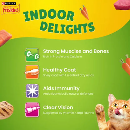 Purina Friskies Indoor Delights Adult Cat Dry Food