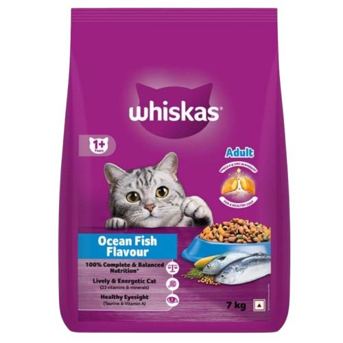 Whiskas Ocean Fish Flavour Adult (1+ Years) Dry Cat Food