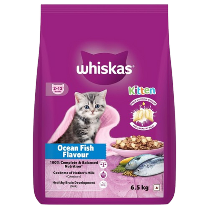 Whiskas Ocean Fish Flavour Junior Mother Cat & Kitten (2-12 Months) Dry Cat Food