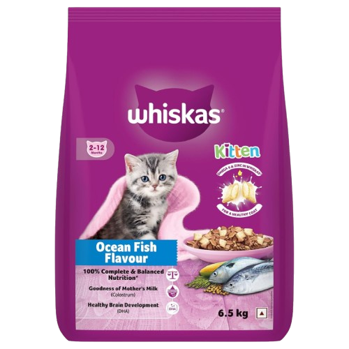 Whiskas Ocean Fish Flavour Junior Mother Cat & Kitten (2-12 Months) Dry Cat Food
