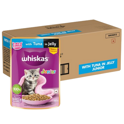 Whiskas Tuna in Jelly Flavour Kitten (2-12 Months) Wet Cat Food