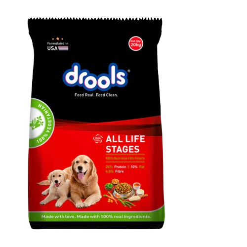Drools 100% Vegetarian Puppy and Adult Dog Veg Dry Food
