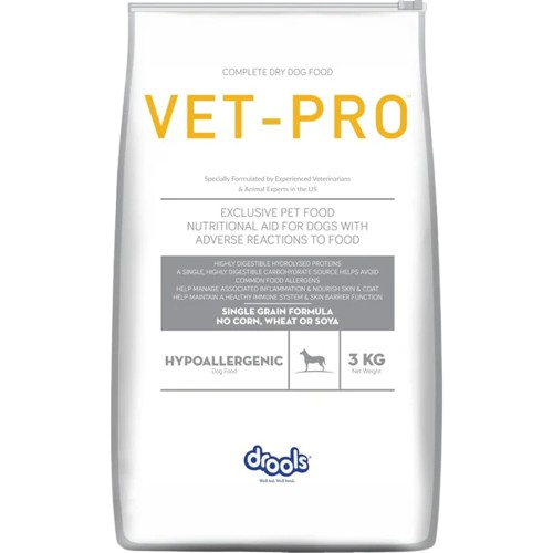 Drools VET PRO Hypoallergenic Adult Dog Dry Food