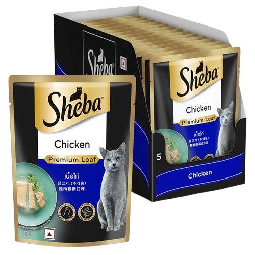 Sheba Chicken Loaf Rich Premium Adult Fine Cat Wet Food