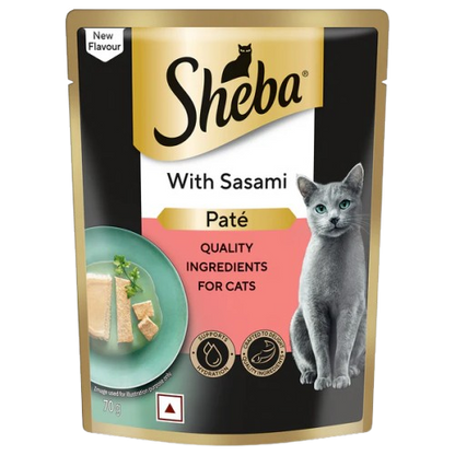 Sheba Sasami Pate Rich Premium Adult Fine Cat Wet Food
