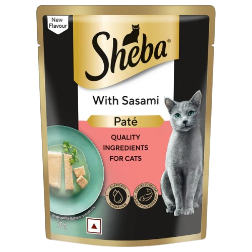 Sheba Sasami Pate Rich Premium Adult Fine Cat Wet Food