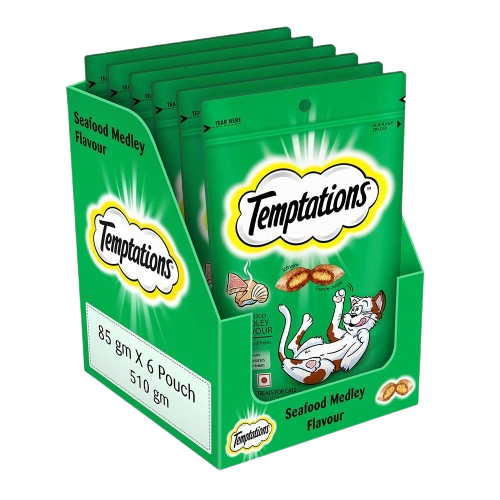 Temptations Seafood Medley Flavour Cat Treat