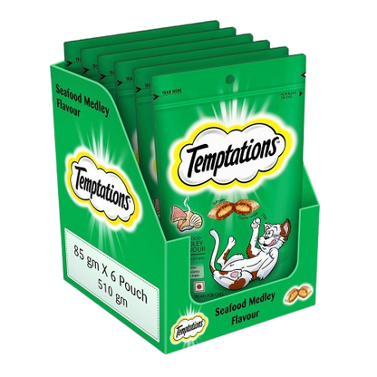 Temptations Seafood Medley Flavour Cat Treat