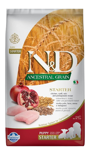 Farmina N&D Ancestral Grain Chicken Starter Puppy Dry Dog Food