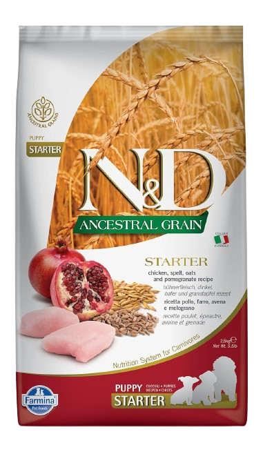 Farmina N&D Ancestral Grain Chicken Starter Puppy Dry Dog Food