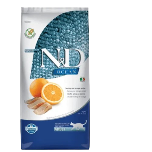 Farmina N&D Ocean Herring & Orange Adult Dry Cat Food