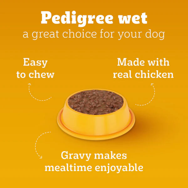 Pedigree Puppy Lamb Flavour Chunks in Gravy