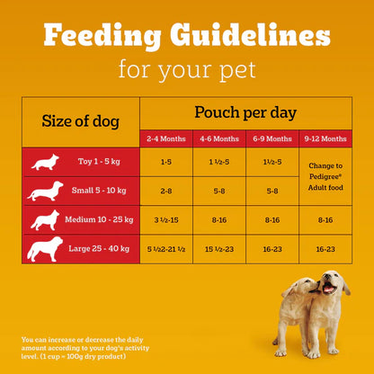 Pedigree Puppy Lamb Flavour Chunks in Gravy