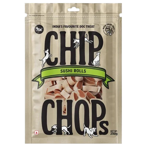 Chip Chops Sushi Rolls Dog Treat