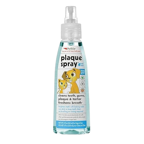 Petkin Cool Mint Plaque Spray for Dogs & Cats