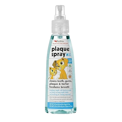 Petkin Cool Mint Plaque Spray for Dogs & Cats