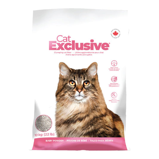 Intersand Cat Exclusive Clumping Cat Litter – Baby Powder Scent (T)
