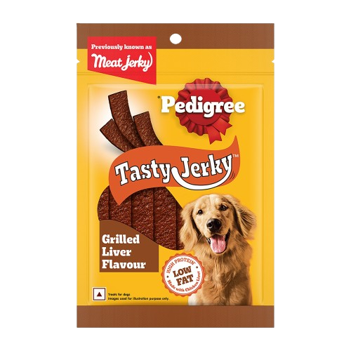 Pedigree Tasty Jerky Dog Treat Grilled Liver Flavour