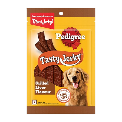 Pedigree Tasty Jerky Dog Treat Grilled Liver Flavour