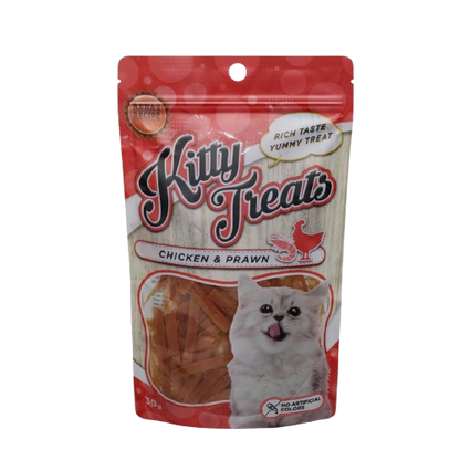 Kitty Treats Chicken with Shrimp Flavour Cat Treats - 30g
