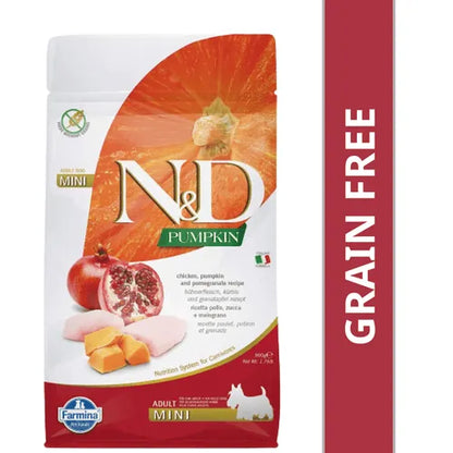 Farmina N&D Pumpkin Chicken & Pomegranate Adult Mini Dry Dog Food