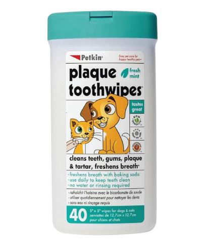 Petkin Tooth-Wipes Tooth and Gum Cleanser