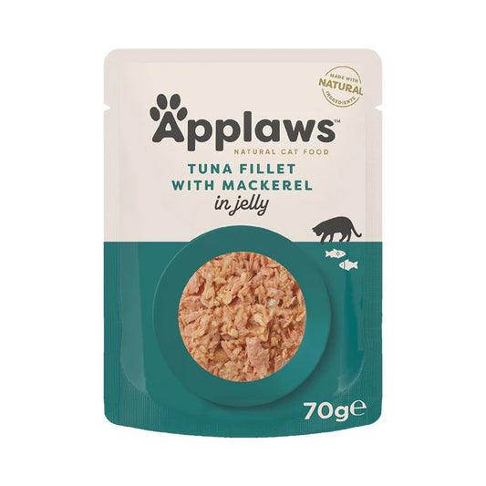 Applaws Cat Wet Food Tuna Whole Meat with Mackerel in Tasty Jelly (T)