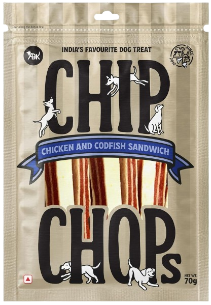 Chip Chops Chicken & Codfish Dog Treat