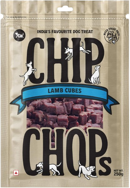 Chip Chops Lamb Cubes Dog Treats 250g