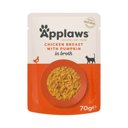 Applaws Cat Wet Food Chicken Breast with Pumpkin in Broth 70gm