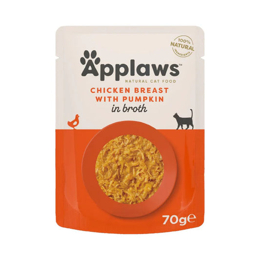 Applaws Cat Wet Food Chicken Breast with Pumpkin in Broth 70gm (T)