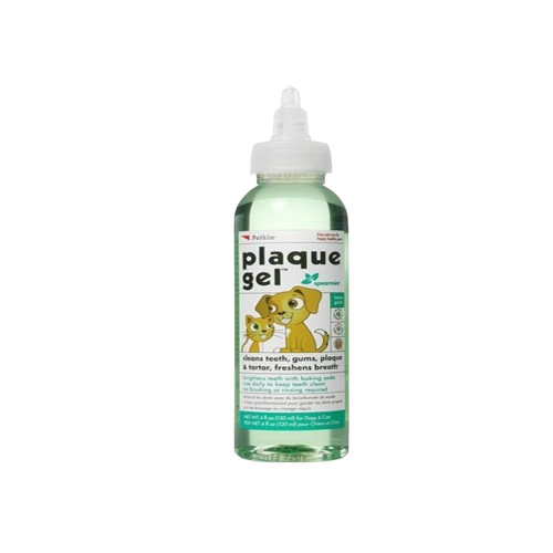 Petkin Plaque Gel Spearmint Oral Care for Dogs & Cats 120ml