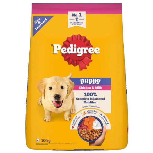 Pedigree Puppy Dry Dog Food  Food Chicken & Milk