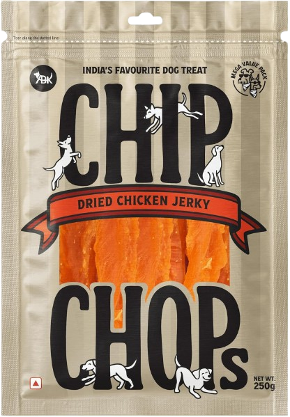 Chip Chops Sun Dried Chicken Jerky Dog Treat 250g