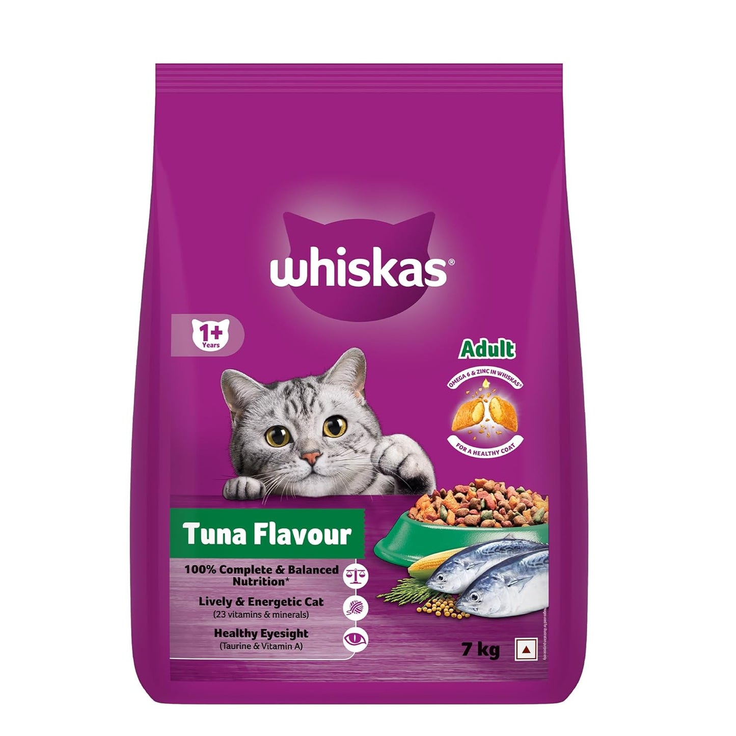 Whiskas Tuna Flavour Adult (1+ Years) Dry Cat Food