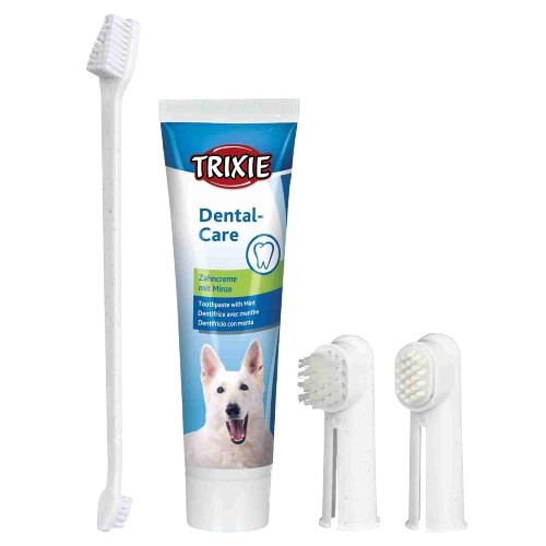 Trixie Dog Dental Hygiene Kit with Toothpaste and Brush for Adult