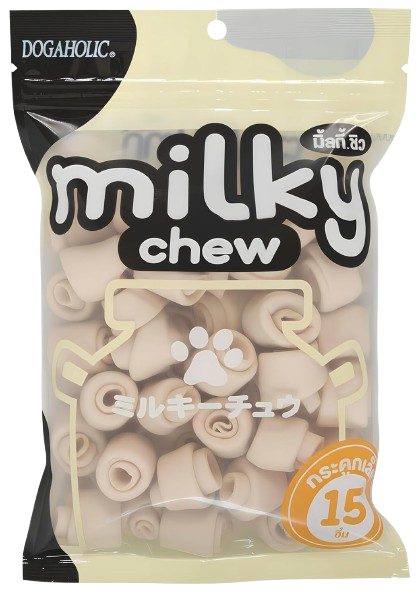 Dogaholic Milky Chew Knotted Bone Treats