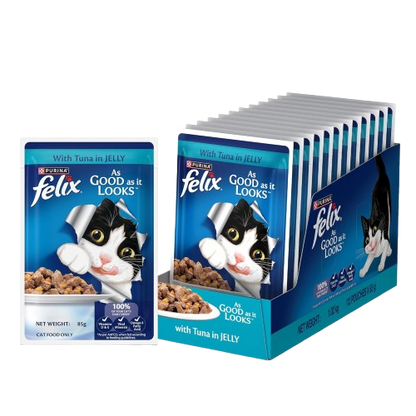 Purina Felix Tuna with Jelly Adult Cat Wet Food
