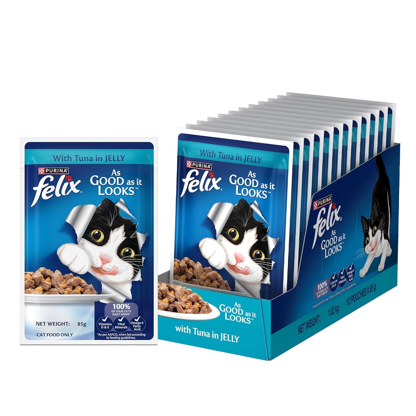 Purina Felix Tuna with Jelly Adult Cat Wet Food