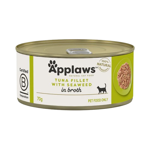 Applaws Cat Wet Food Tuna Fillet with Seaweed in Broth