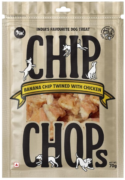 Chip Chops Banana Chicken Dog Treats