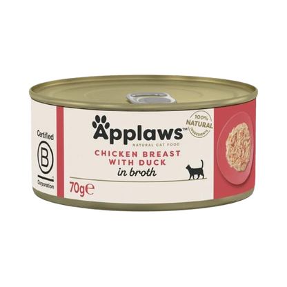 Applaws Cat Wet Food Tin Chicken with Duck 70 gm