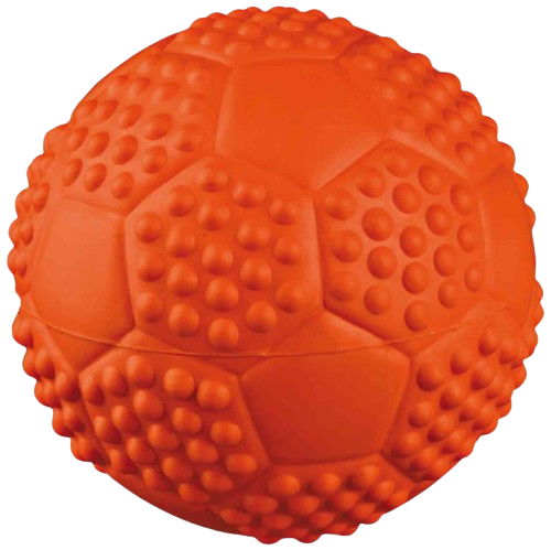 TRIXIE Sport Ball Natural Rubber Toy for Dog & Cat