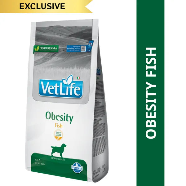 Farmina Vet Life Obesity Fish Adult Dry Dog Food