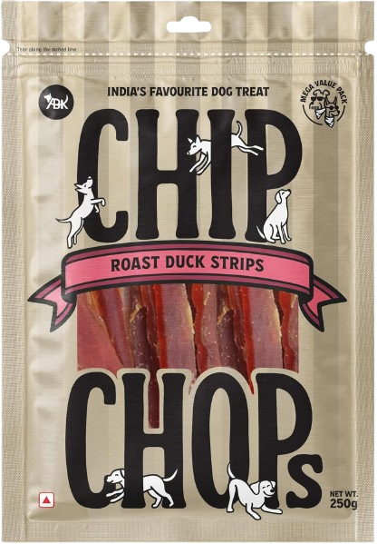 Chip Chops Roast Duck Slice Dog Treat 250g