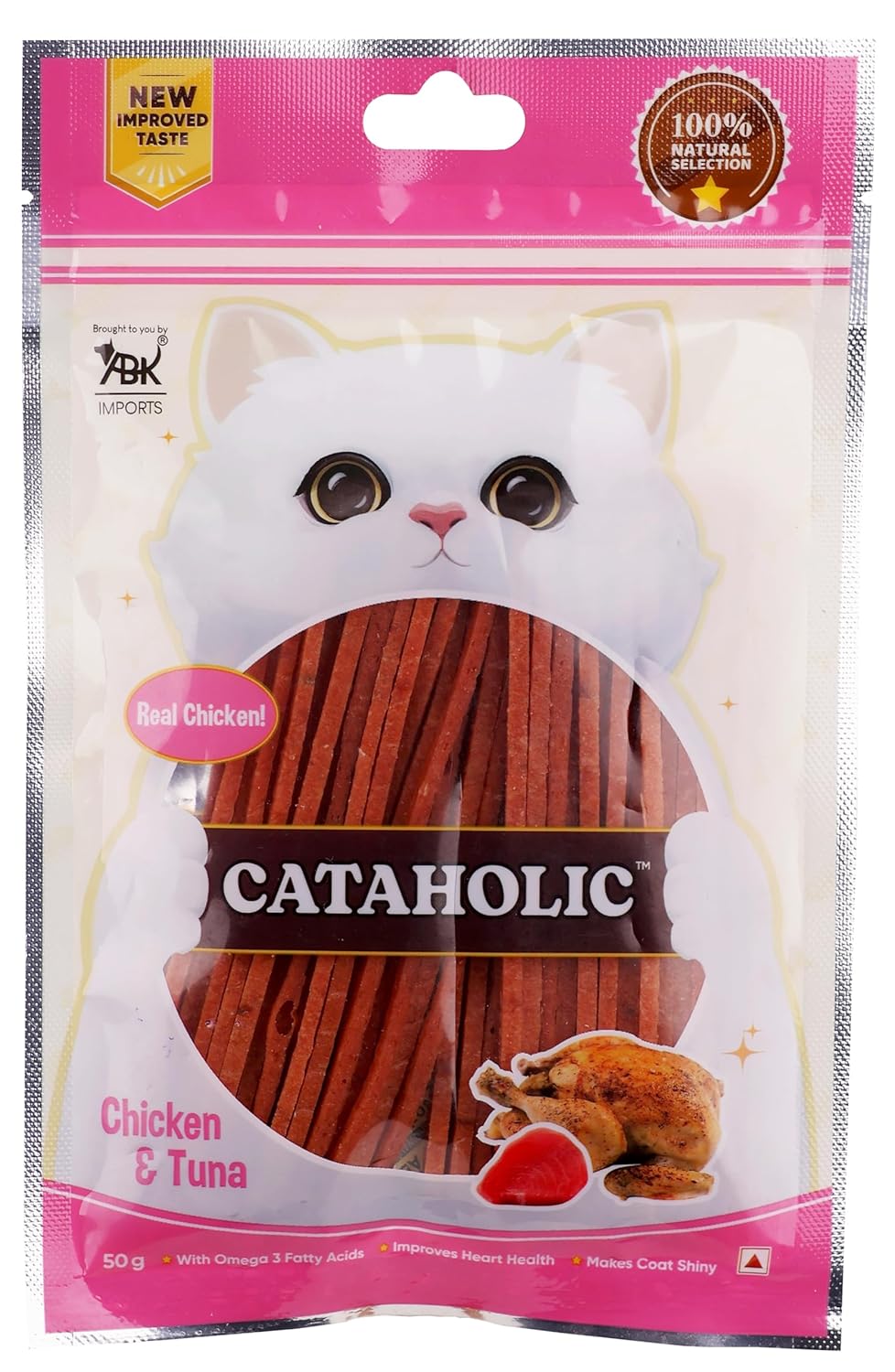 Cataholic Neko Chicken & Tuna Treats for Cats and KIttens - 50g (T)